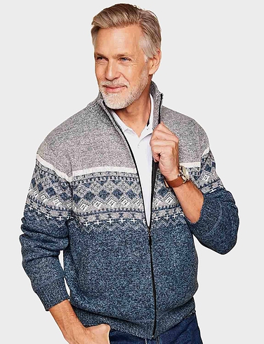 Tootal Fleece Lined Jacquard Zipper - MD432